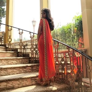 Orange Sari